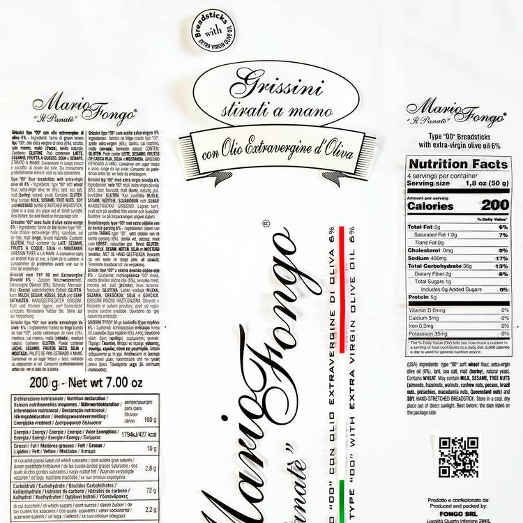 Les Grissini classiques