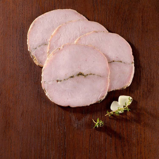 Le Rôti de porc cuit aux herbes