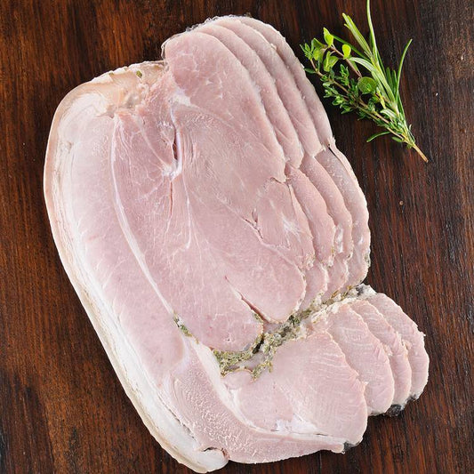 Le Jambon cuit à l'ancienne aux herbes avec couenne