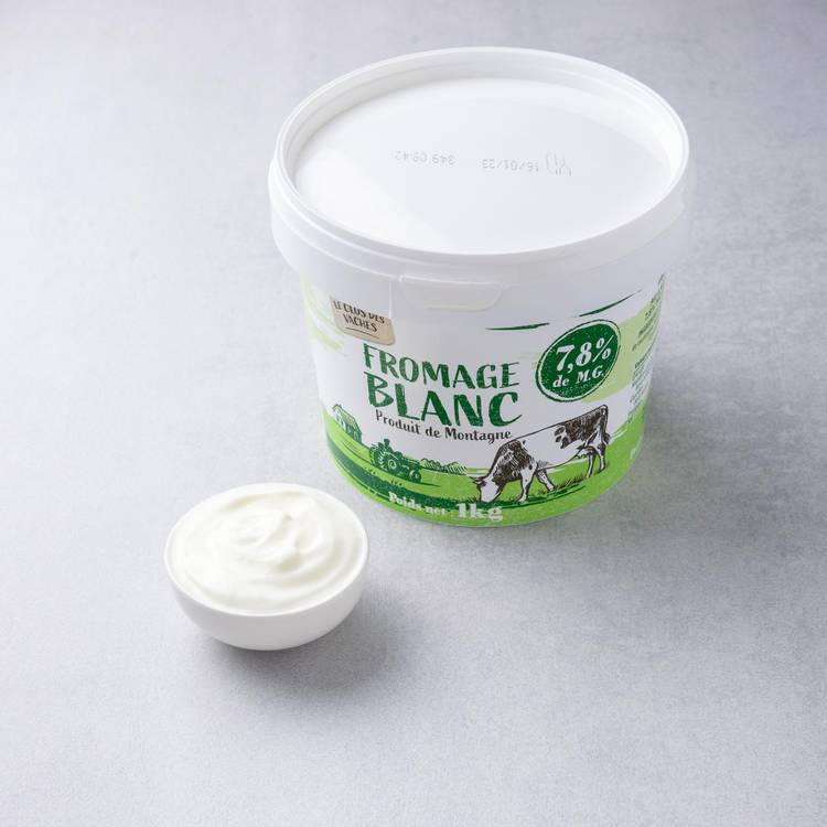 Le Fromage blanc de montagne 7,8%  "Le Clos des Vaches"
