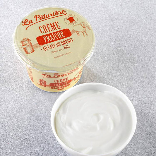La Crème fraîche au lait de brebis