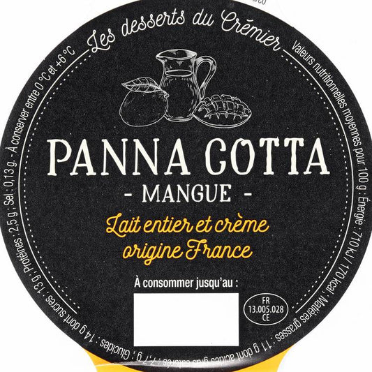 La Panna cotta mangue
