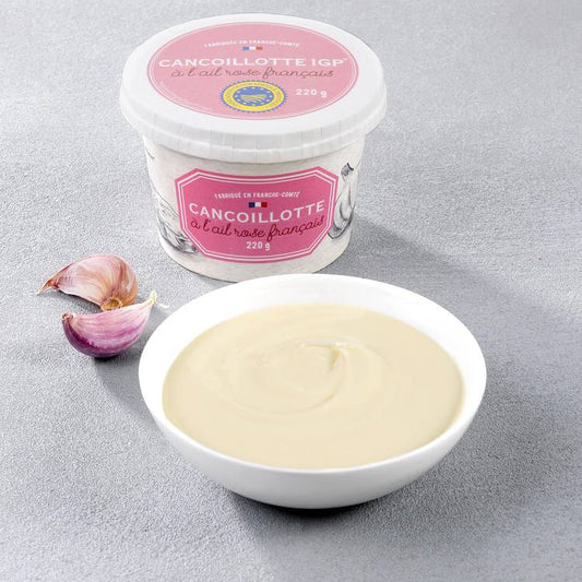 La Cancoillotte à l'ail rose IGP