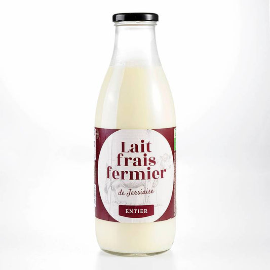 Le Lait frais entier fermier BIO