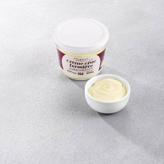 La Crème fraiche épaisse crue 44% BIO