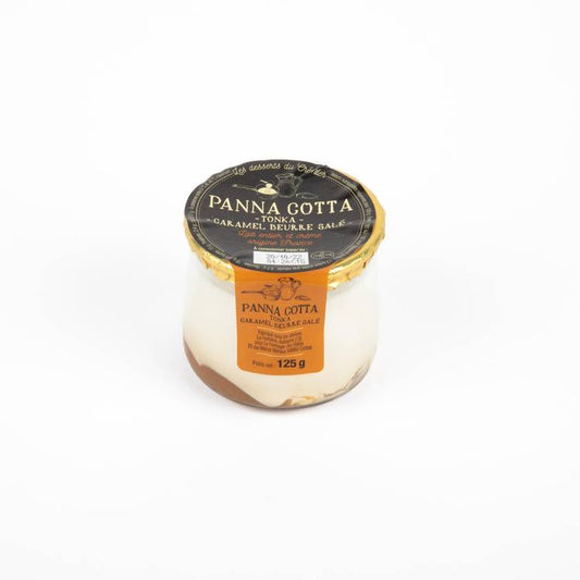 La Panna Cotta tonka et caramel beurre salé