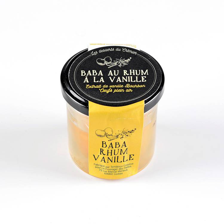 Le Mini baba au rhum à la vanille