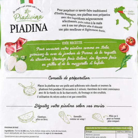 La Piadina de blé